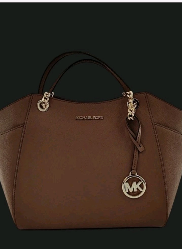 NWOT Michael Kors Women Jet Set Large Saffiano Leather Shoulder Bag Luggage