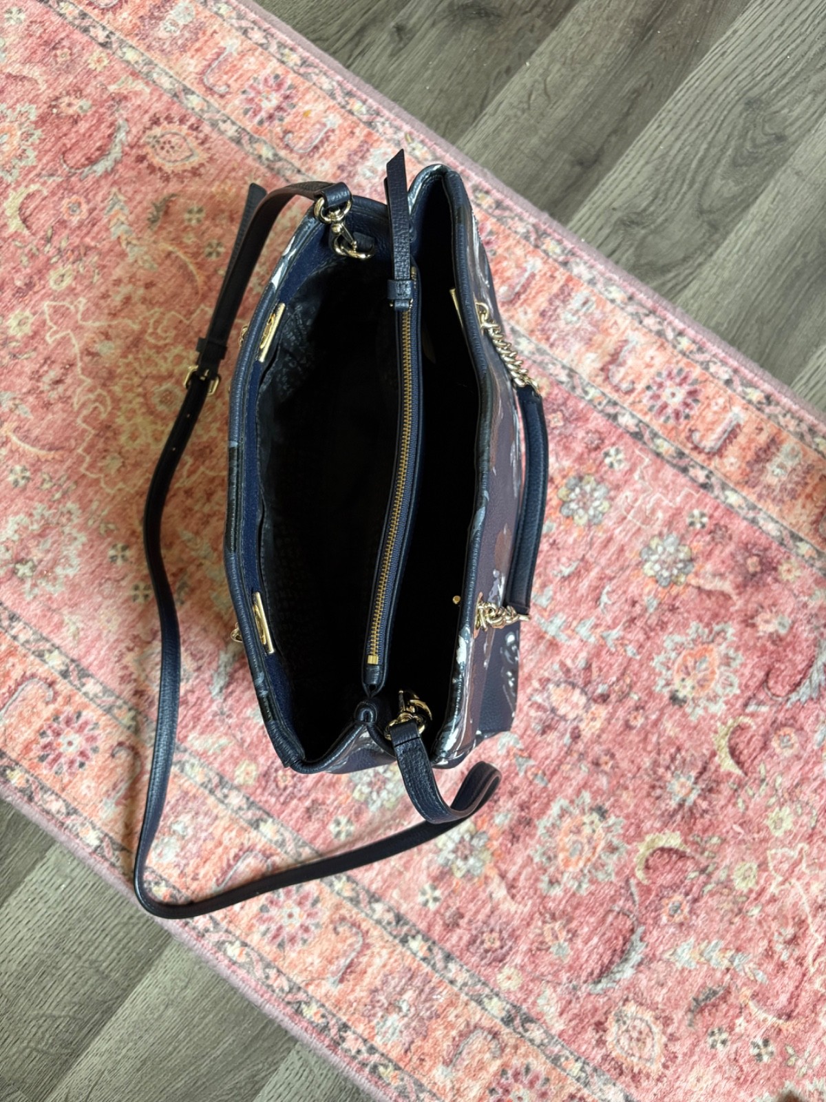 Kate Spade | Briar Lane Night Rose Floral | Leather Shoulder Crossbody Bag