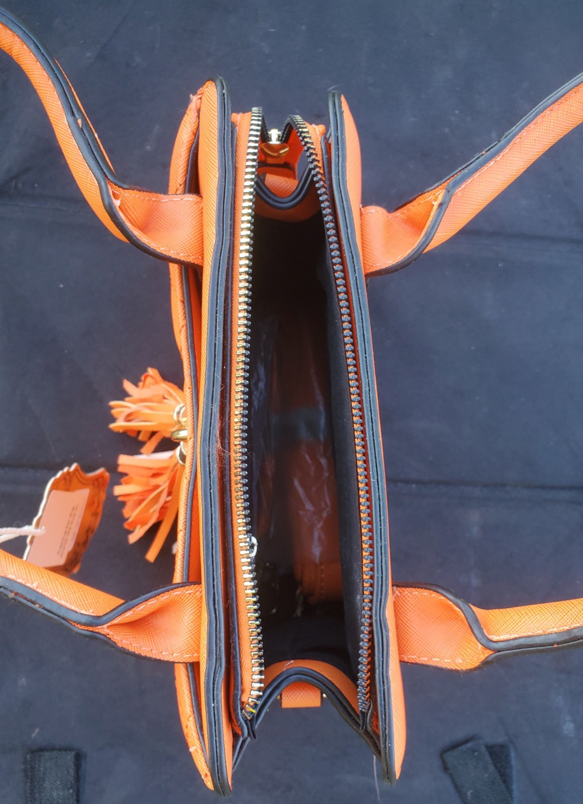 New ALYSSA Los Angeles, New York, Milan Woman’s New Handbag Medium Orange