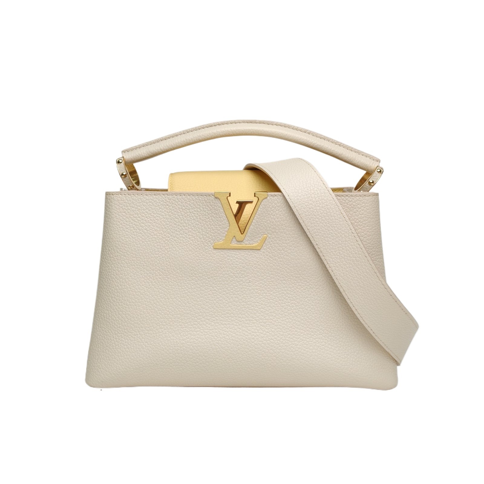 LOUIS VUITTON Capucines Small 31.5cm Colorblock Calfskin Shoulder Bag