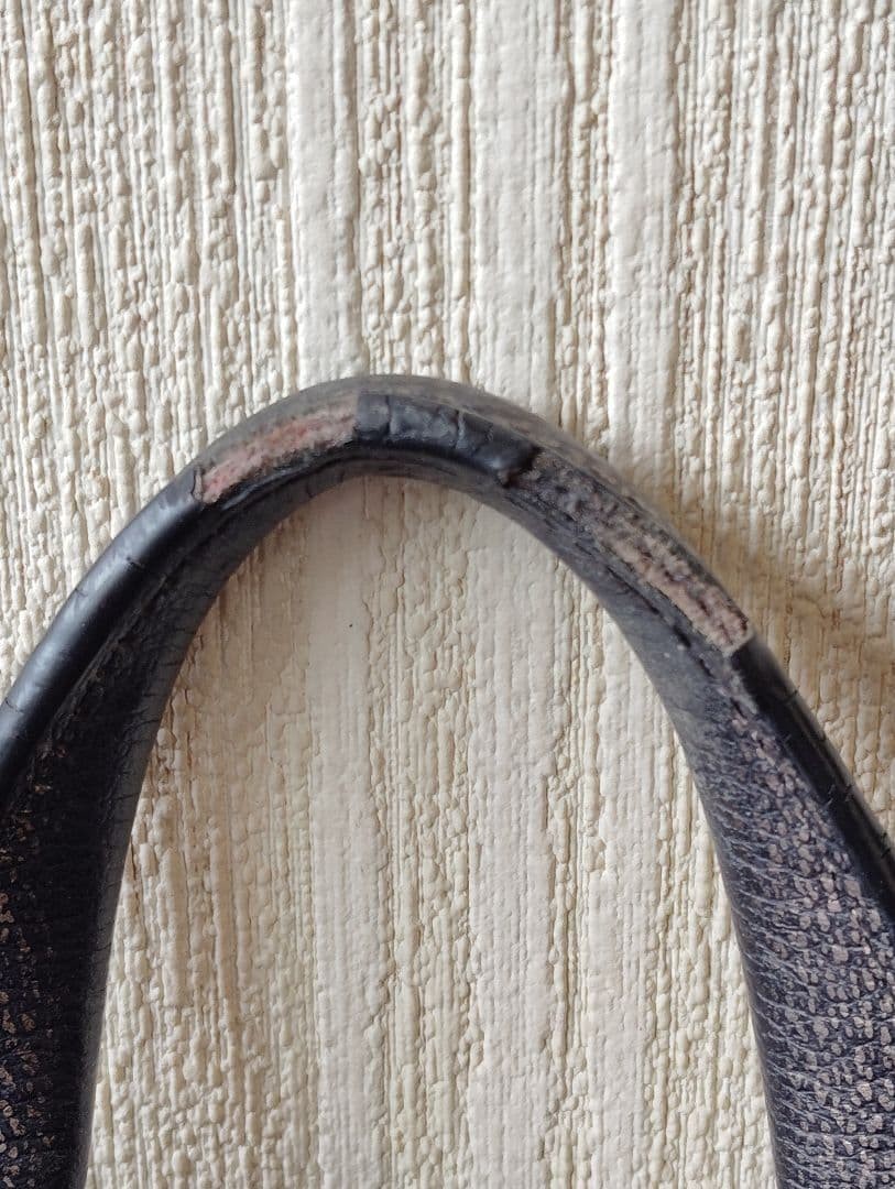 COACH Rhyder Satchel Metallic Pebbled Leather Black Handbag Authentic