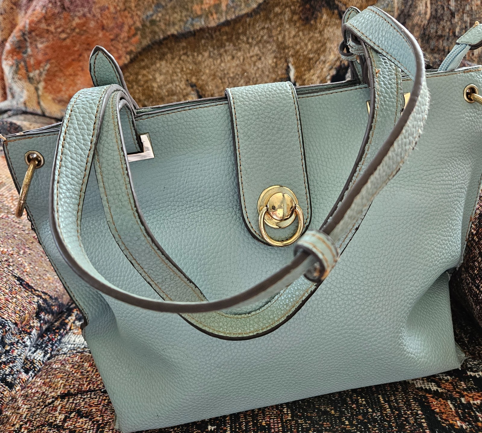 Ladies Handbag by Blush. Has a small hole in side see photo
