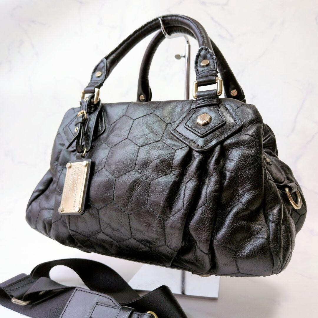 MARC BY MARC JACOBS Shoulder Bag Leather Black Vintage Authentic From Japan