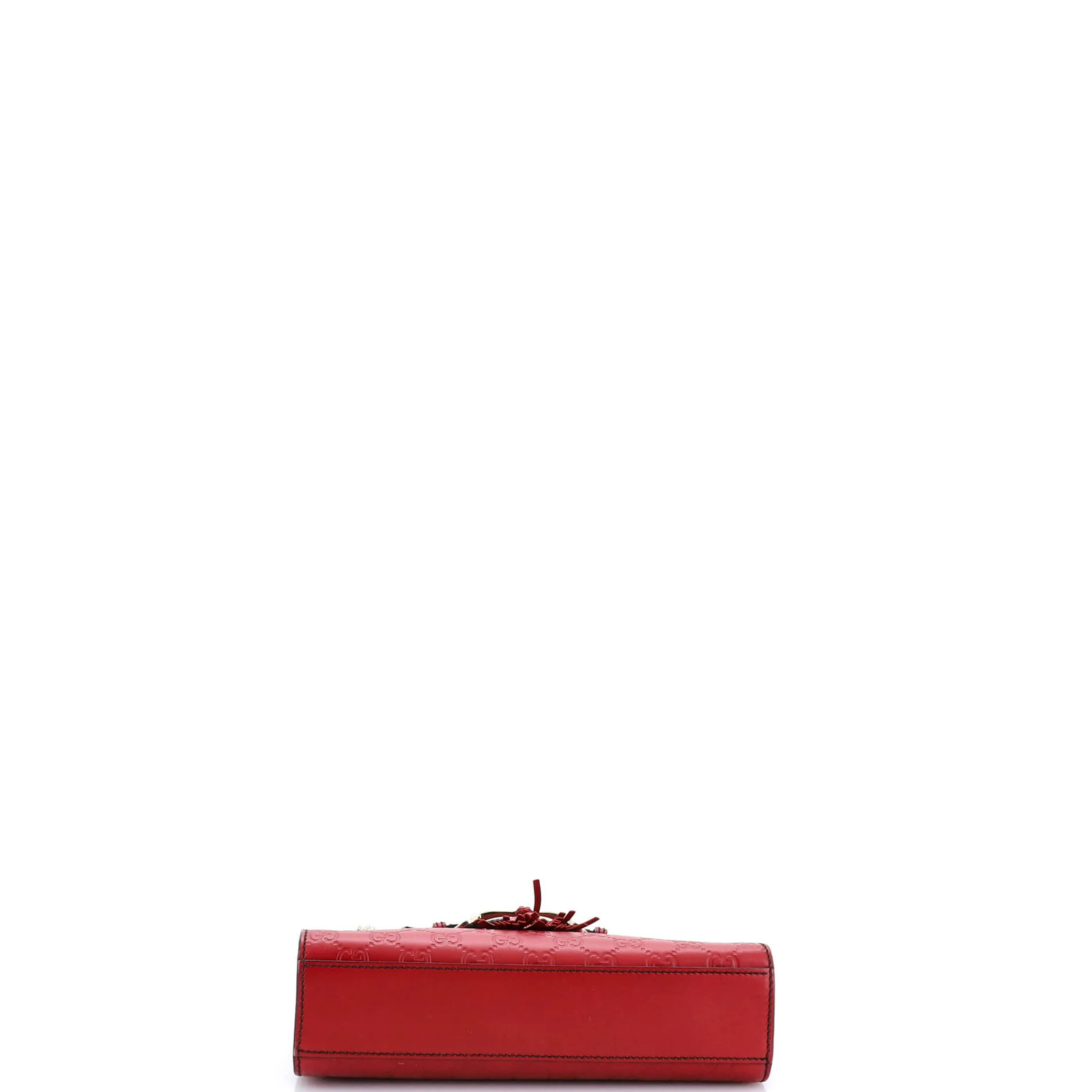 Gucci Emily Chain Flap Shoulder Bag Guccissima Leather Small
