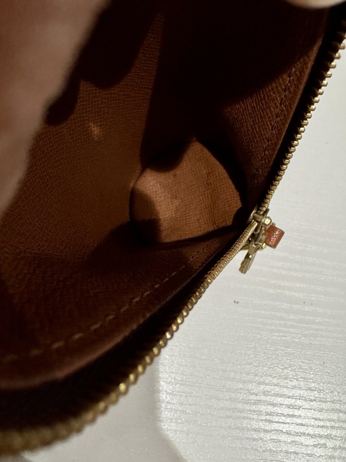 Louis Vuitton Monogram Mini Papillon Accessories Pochette Bag Purse Handbag