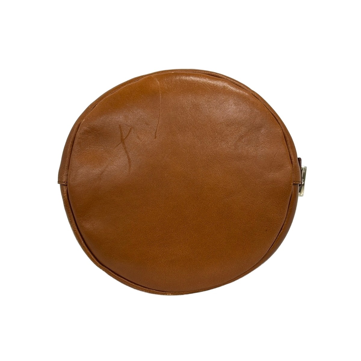 HIROFU Brown Leather Shoulder Bag