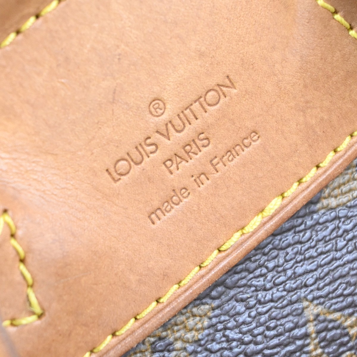 LOUIS VUITTON Montsouris MM Backpack Bag Monogram Leather Brown M51136 13CA842