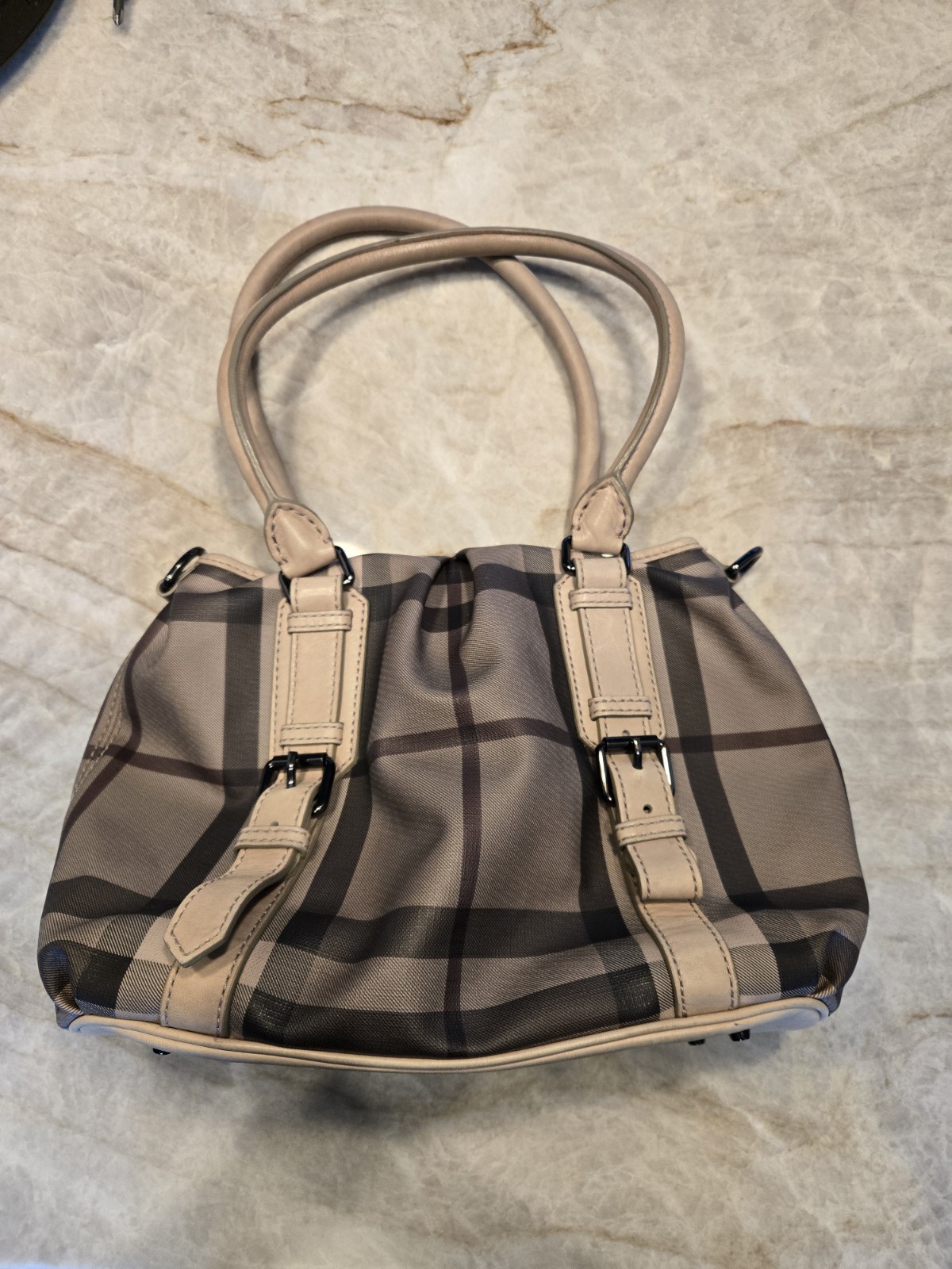 Authentic BURBERRY Check Northfield Tote