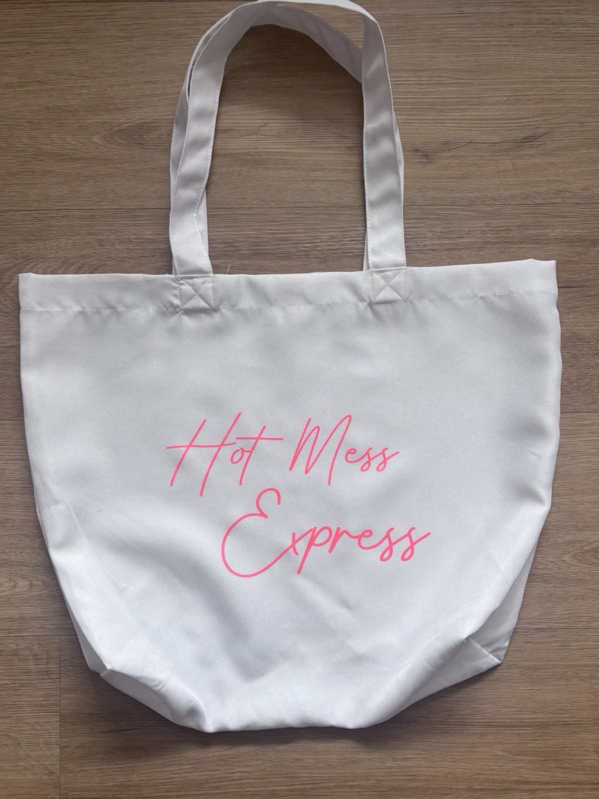 Strong As A Mother Hot Mess Express Mom Funny Beach Grocery Shopping Tote Bag