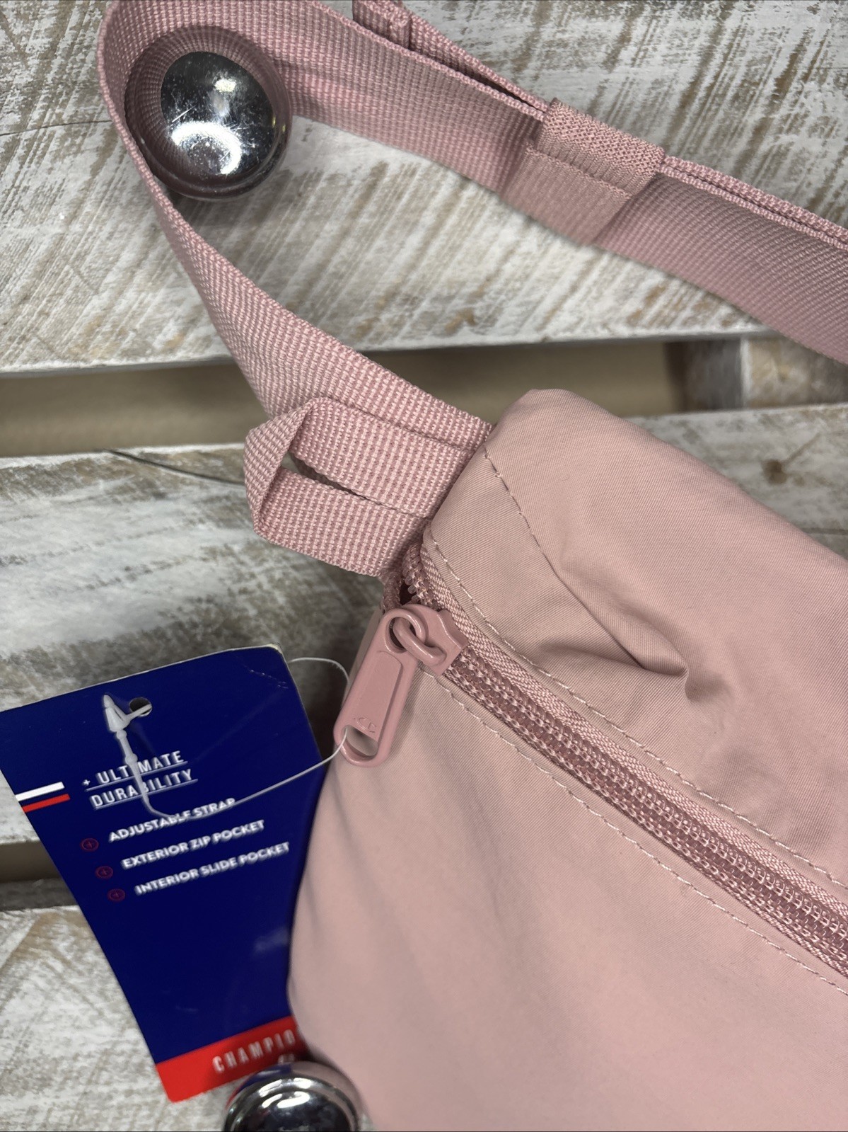 NWT Champion Light PinkFanny Waist Pack Inside Pocket