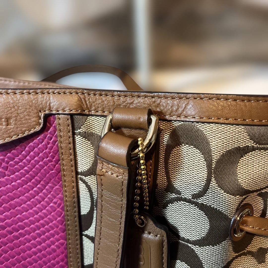 item COACH F29863 signature bag 10a