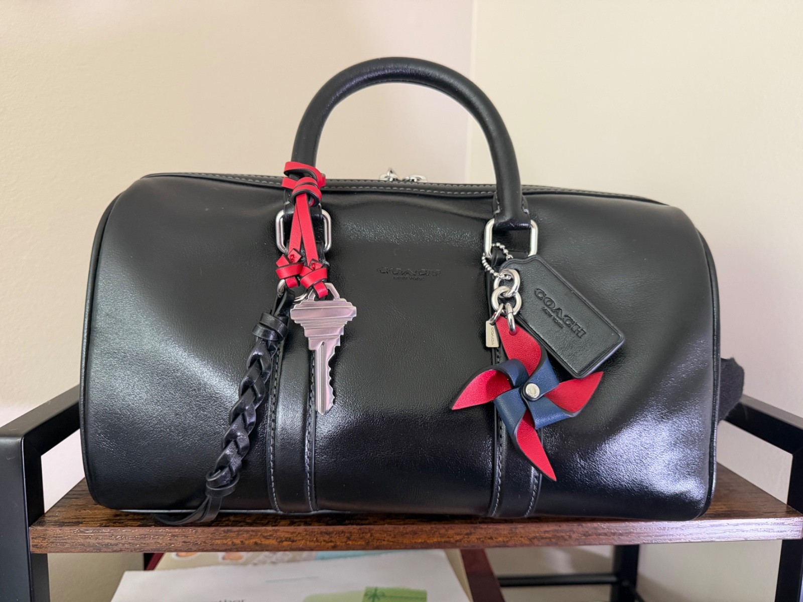 Coach Venturer Duffle 27 with charms- New without tags