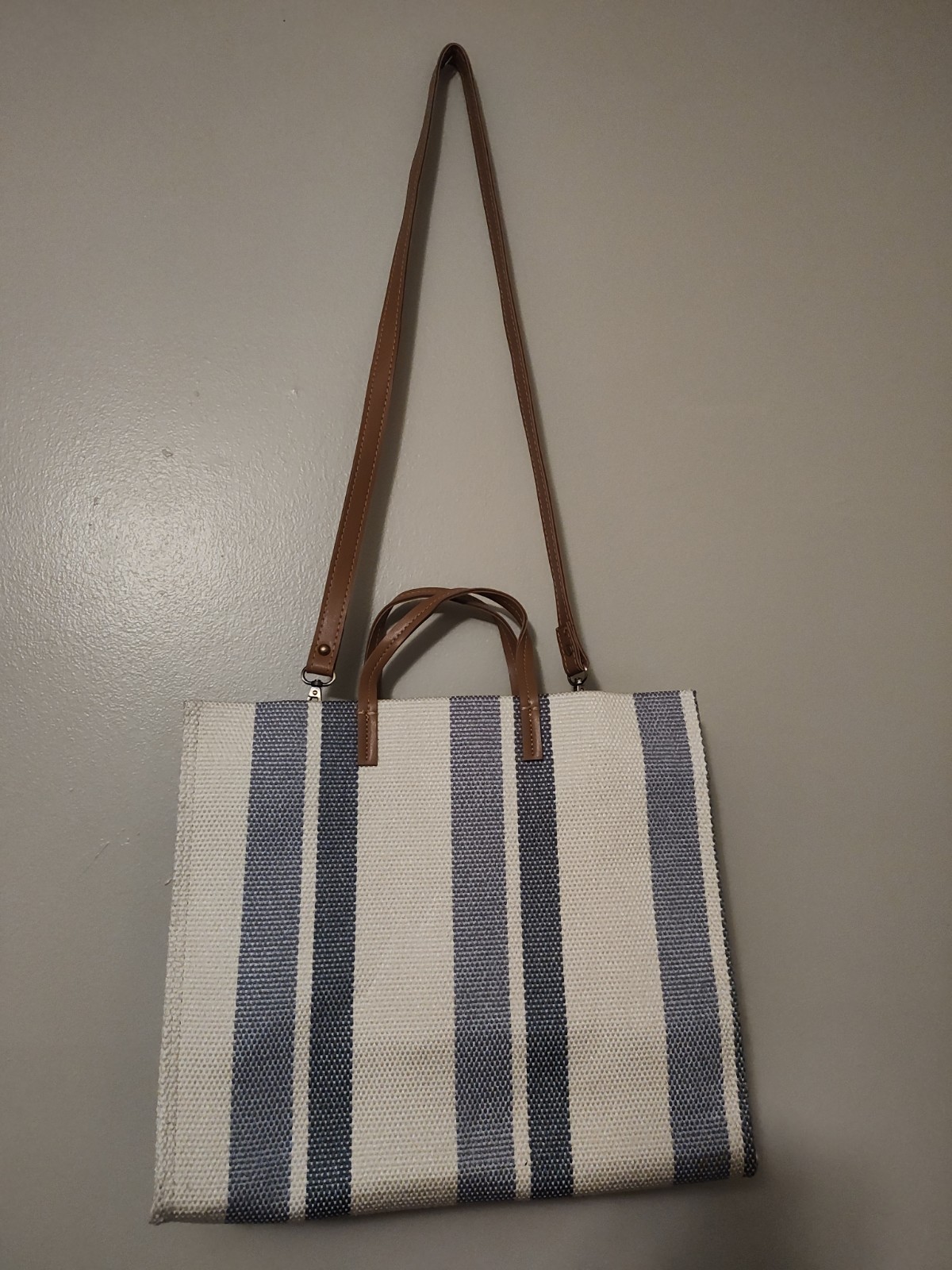 Marley Lilly Large Tote Bag With Leather Hand And Shoulder Straps