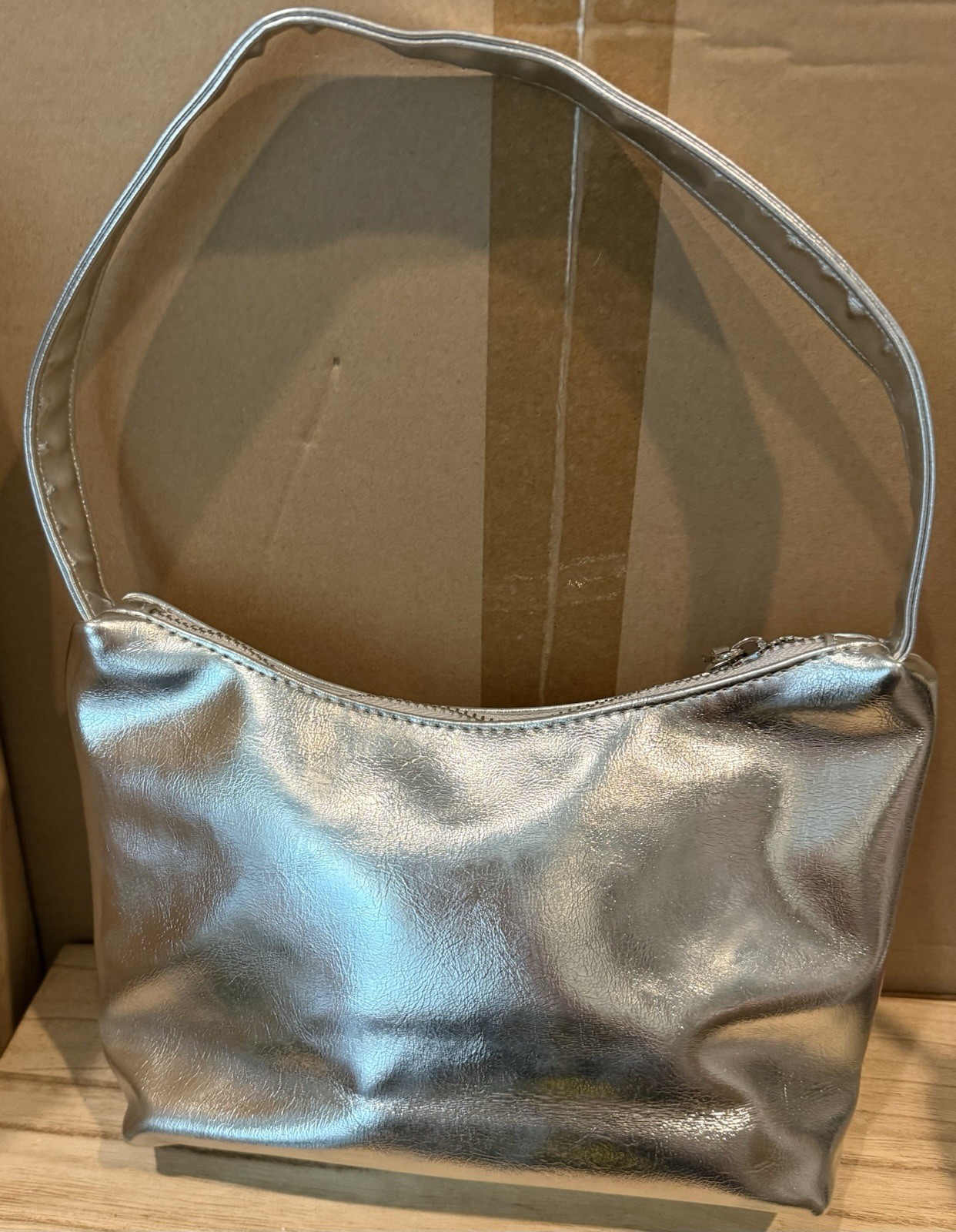 Small Silver Purse Handbag – A0238
