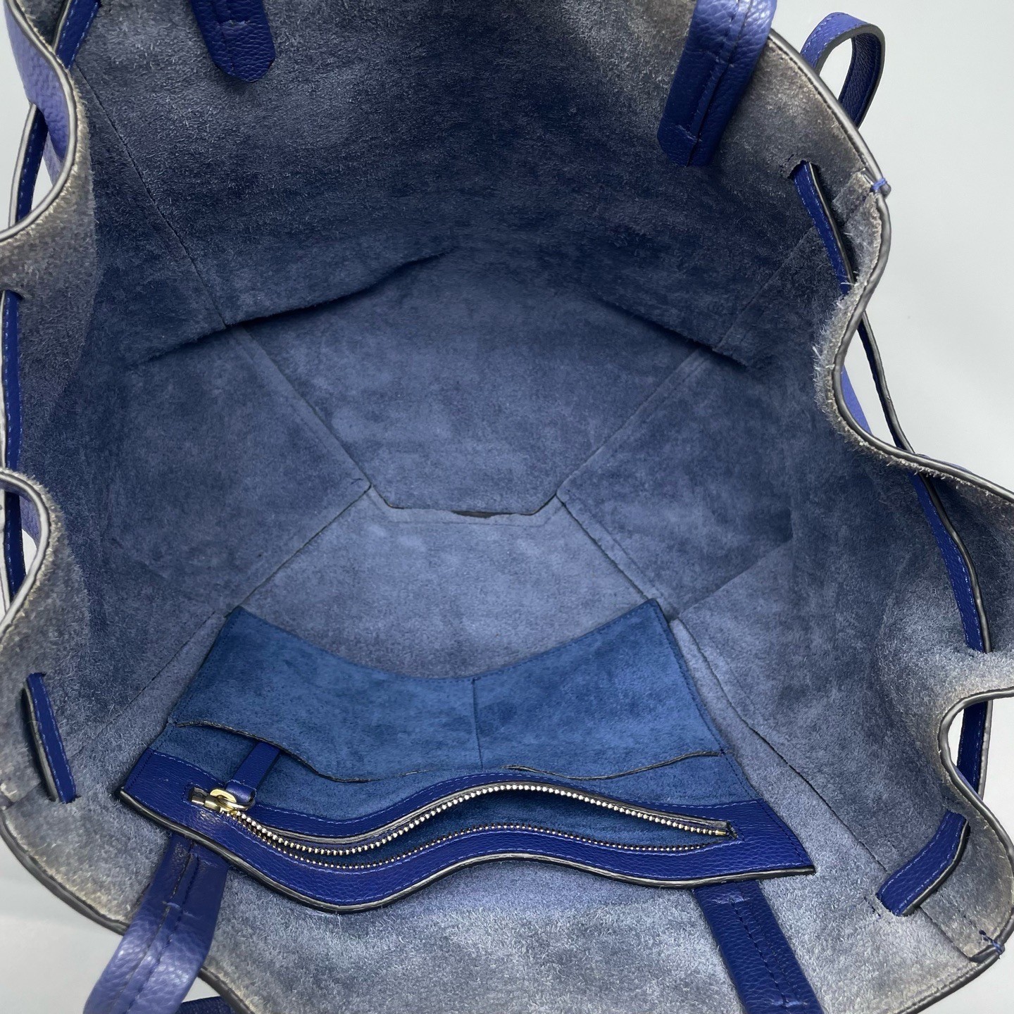Celine Pre-Owned Authentic Tote Blue 29*30*18cm Free Tracked Shipping