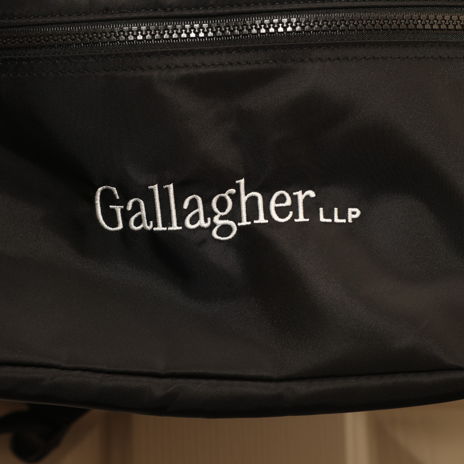 Lululemon New Crew Backpack Black 22L Gallagher LLP Logo Work EDC Bag