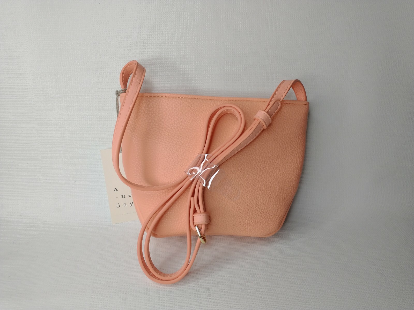 A New Day Target Small Coral Shoulder Bag Purse Peach Women’s