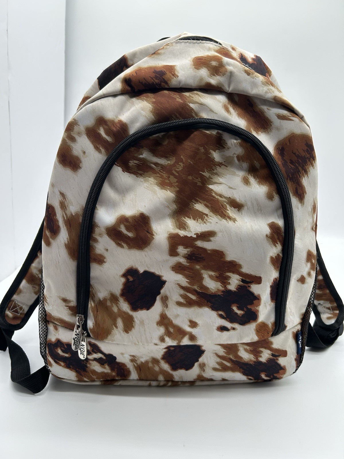 Cow Print NGIL Canvas School College Travel Backpack 17x13x6