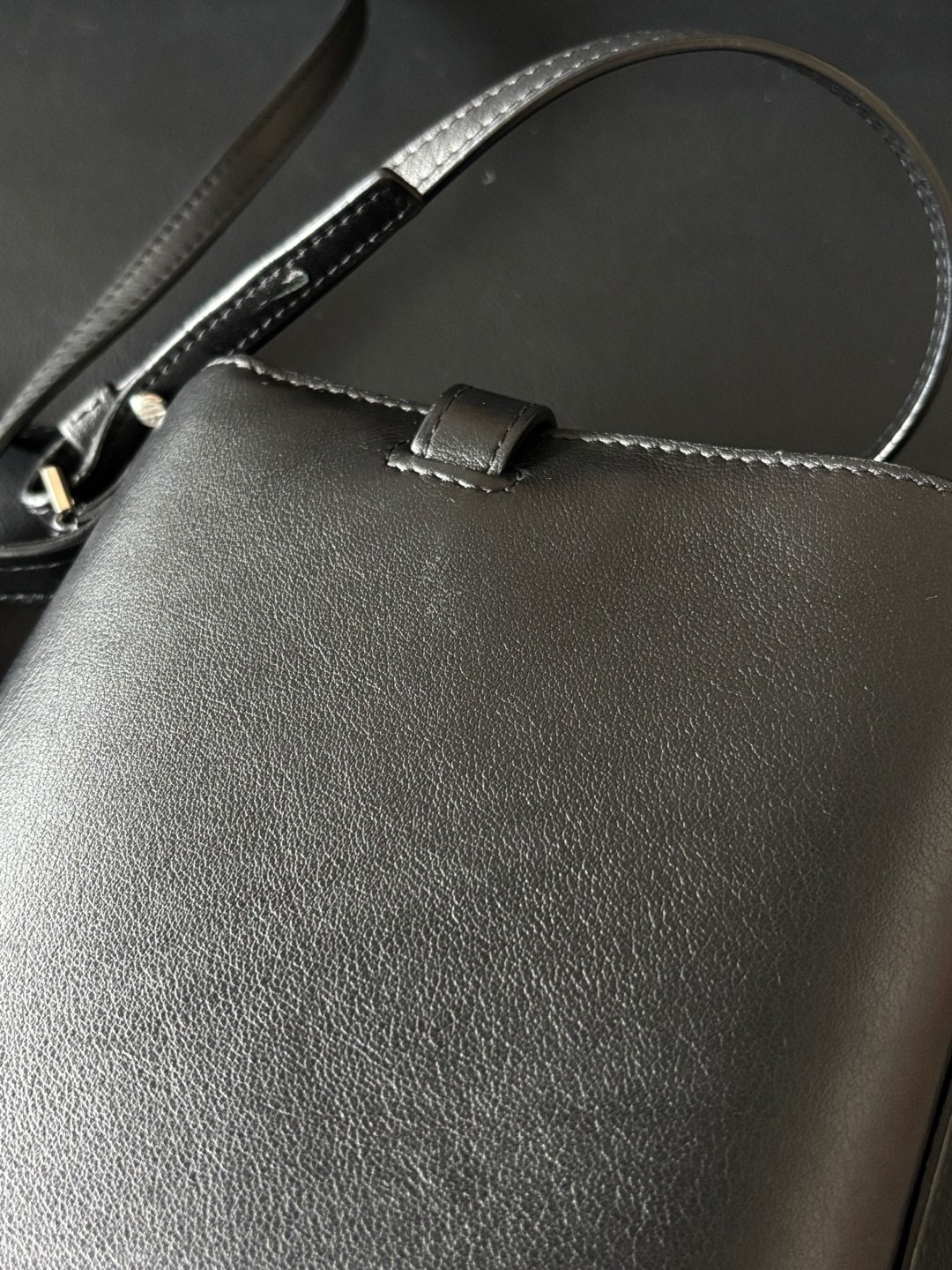 Delvaux Pre-Owned Authentic Crossbody Bag Black 21cm Free Tracked Shipping