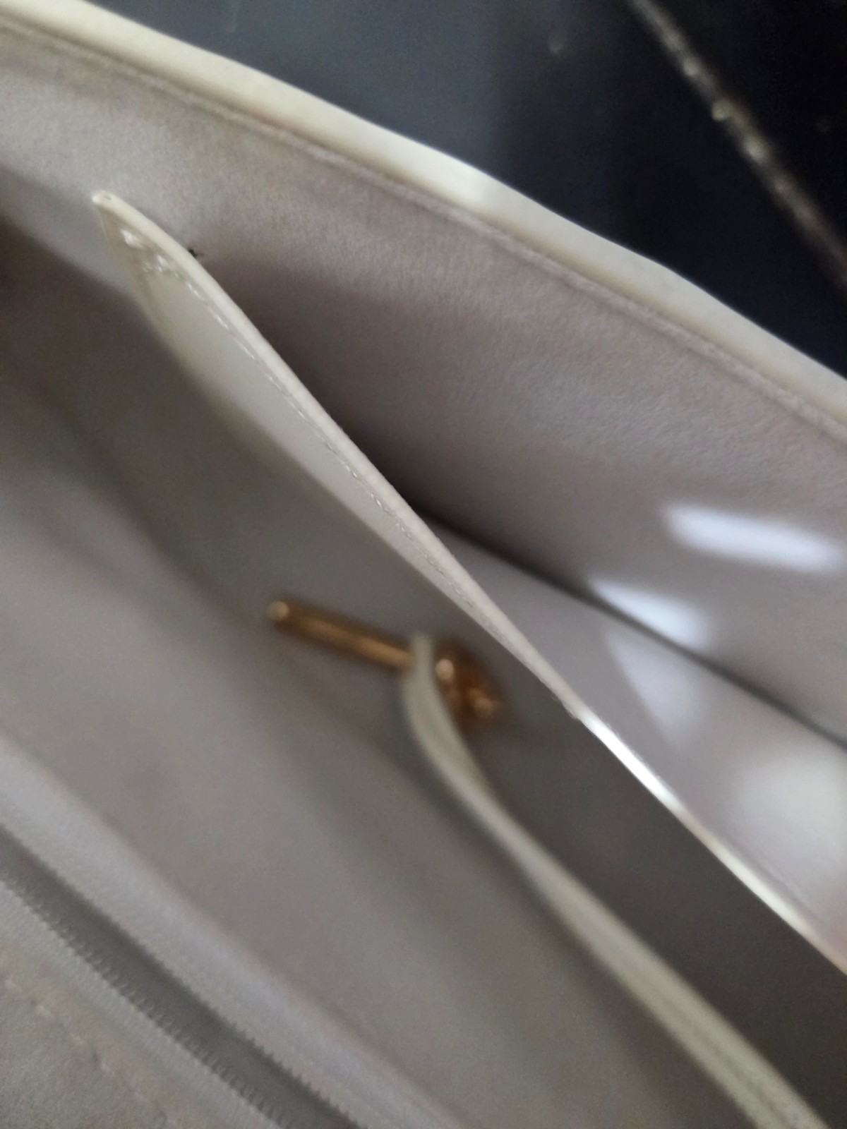 Few Moda Theia East West Crossbody Bag – Cream Neutral Vegan Leather Purse New