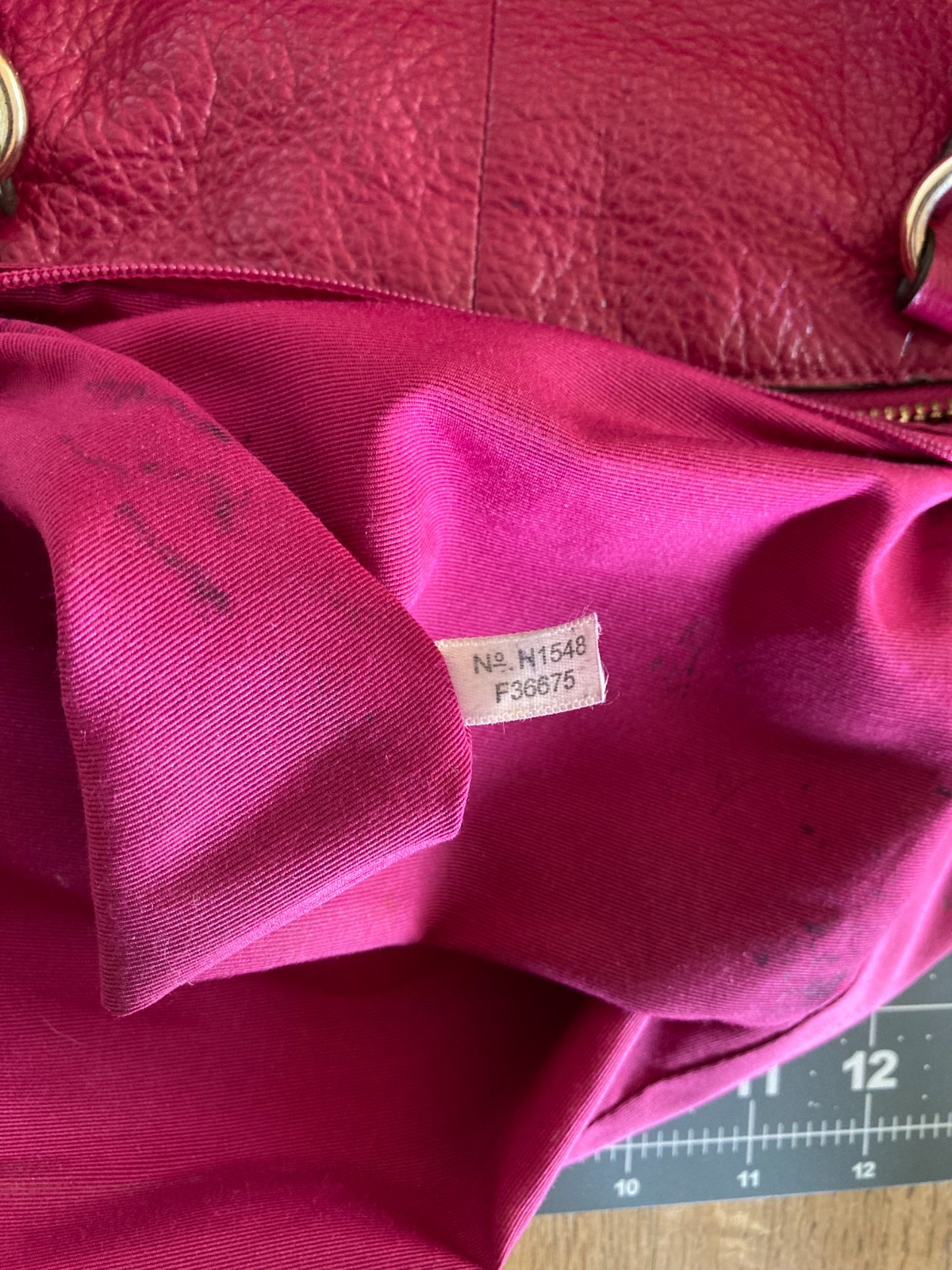 Coach F36675 Kelsey Pebbled Leather Berry Pink Satchel Dbl Handle Purse No Tag