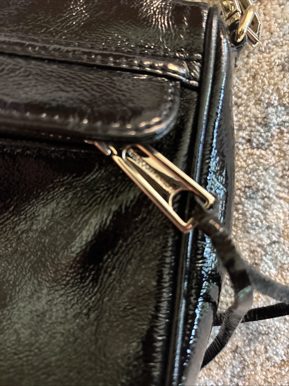 Rebecca Minkoff – Mini M.A.C. Black Crossbody Gold Hardware