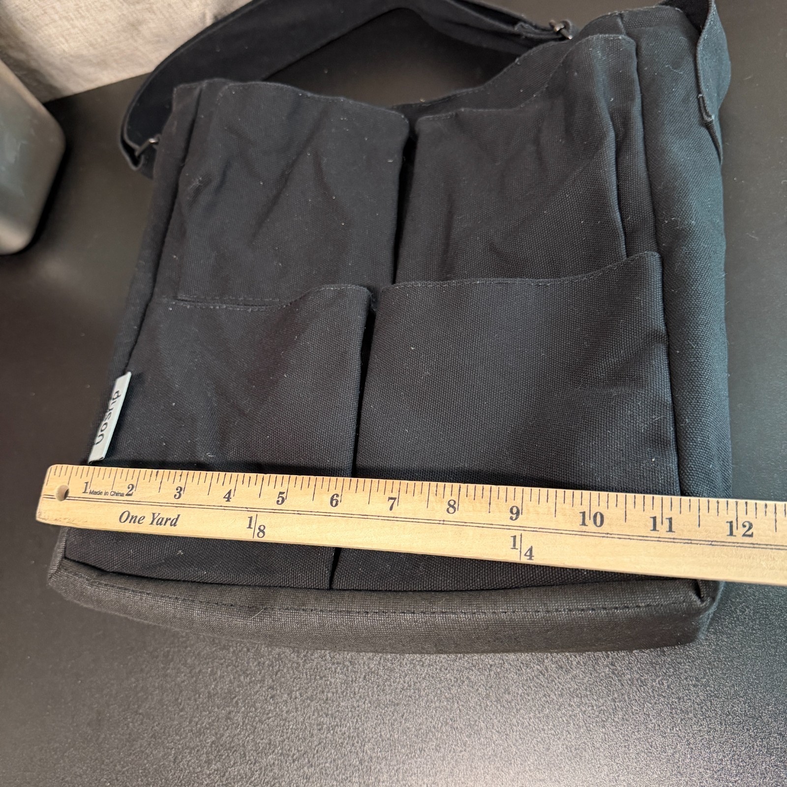 Dyson Shoulder Crossbody Tool Bag Black Canvas Genuine Organizer Multi-Pocket