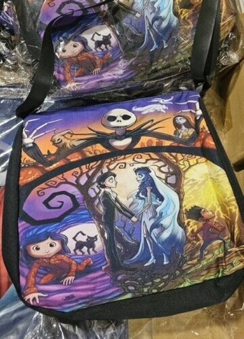 12X10 Purse/Handbag Tim Burtons Coraline Nightmare Before Christmas Corpse