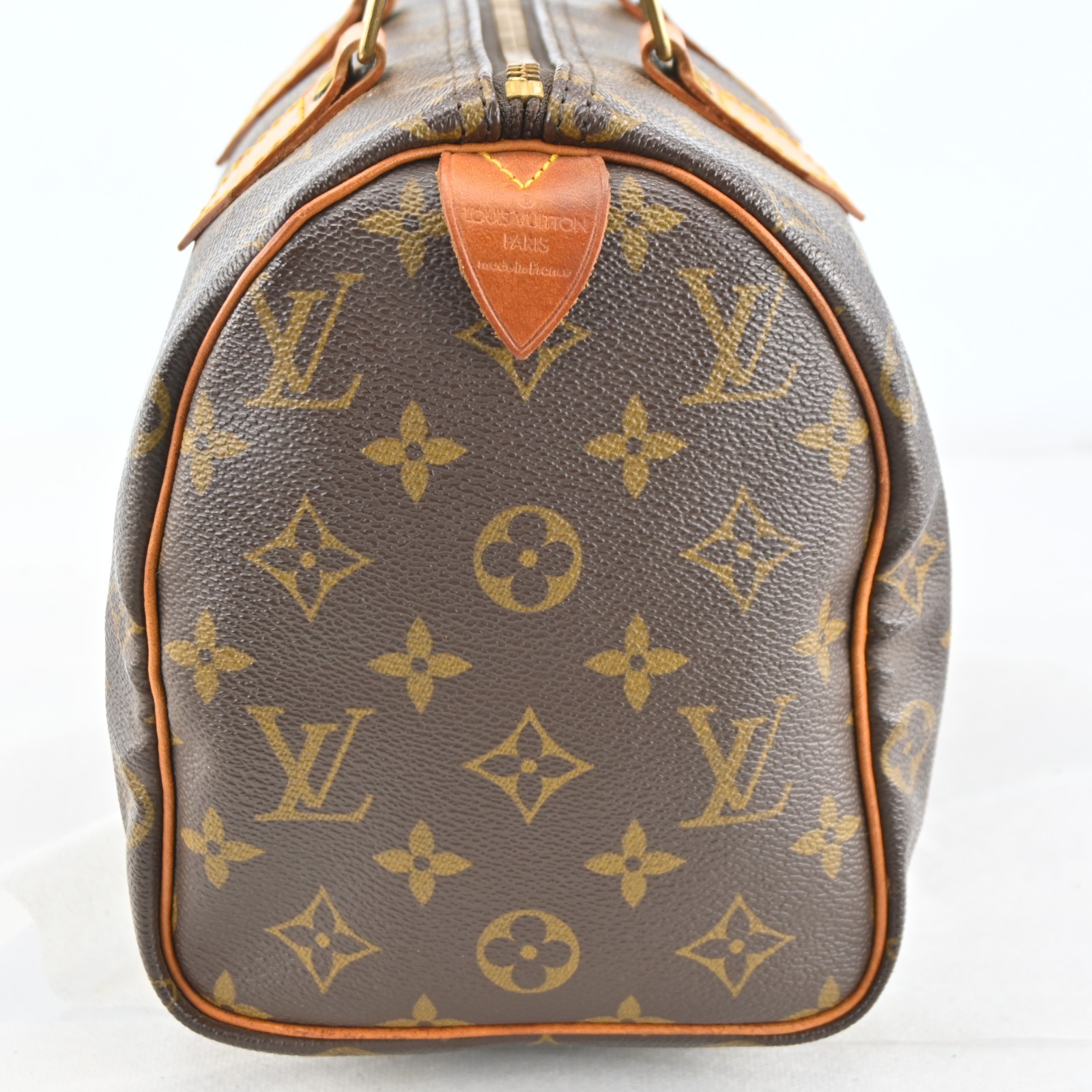 LOUIS VUITTON Monogram Speedy 25 M41528 Hand Bag Canvas A4226SR805