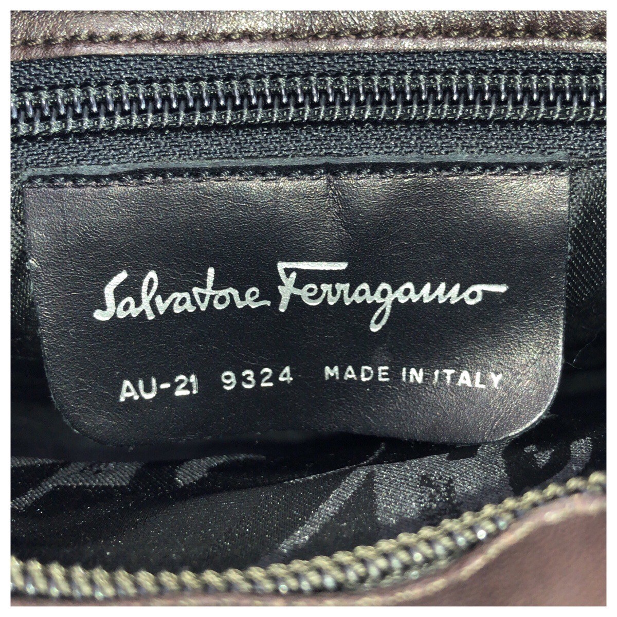 Salvatore Ferragamo Vara Chain Nylon Leather 2way Bag – DUTY FREE