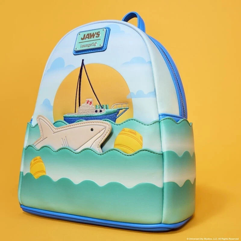 Loungefly Jaws 50th Anniversary Mini Backpack