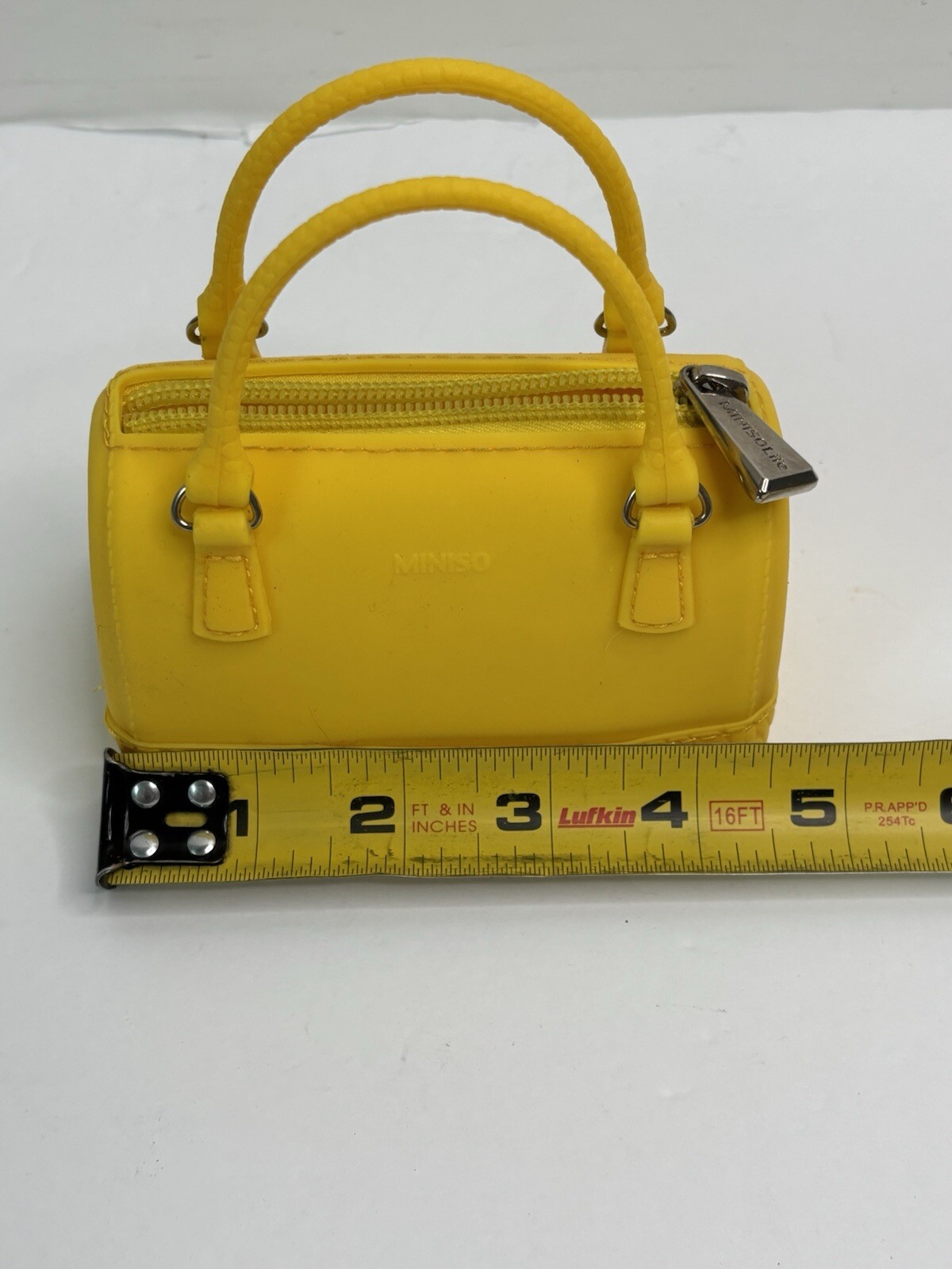 micro yellow Silicone bag 4.5 in x 3 in