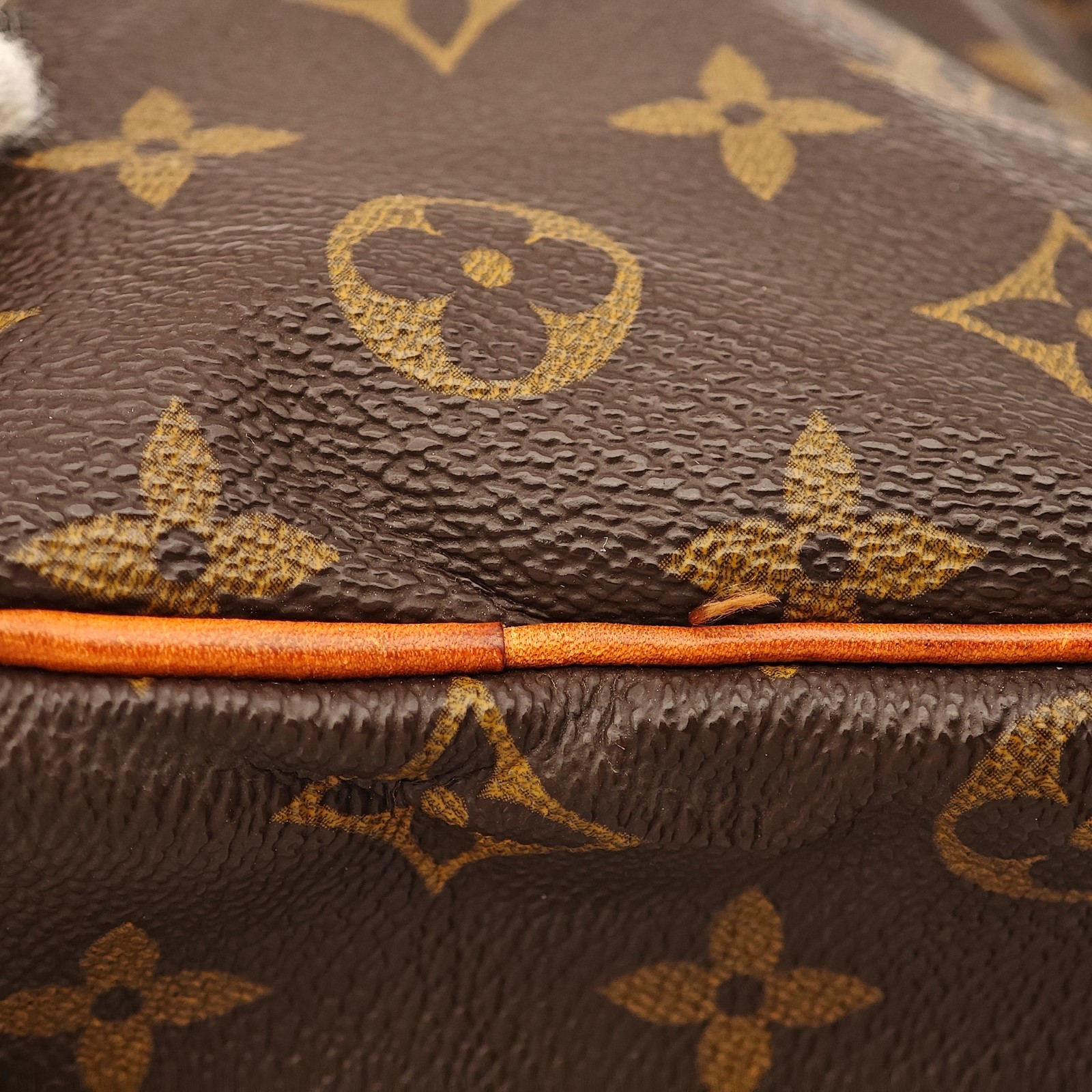 LOUIS VUITTON Speedy 25 Monogram Handbag Mini Boston M41109 Brown 0122