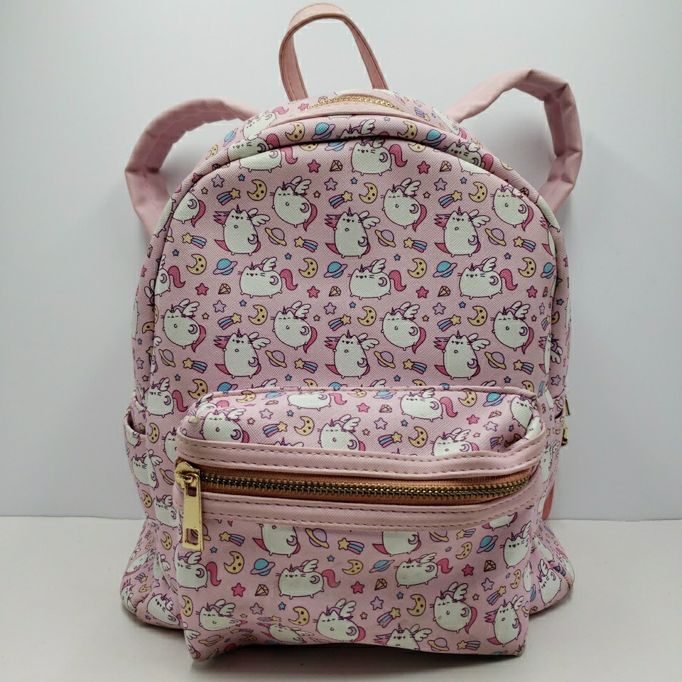 Pusheen Mini Backpack Bookbag Pink Unicorn
