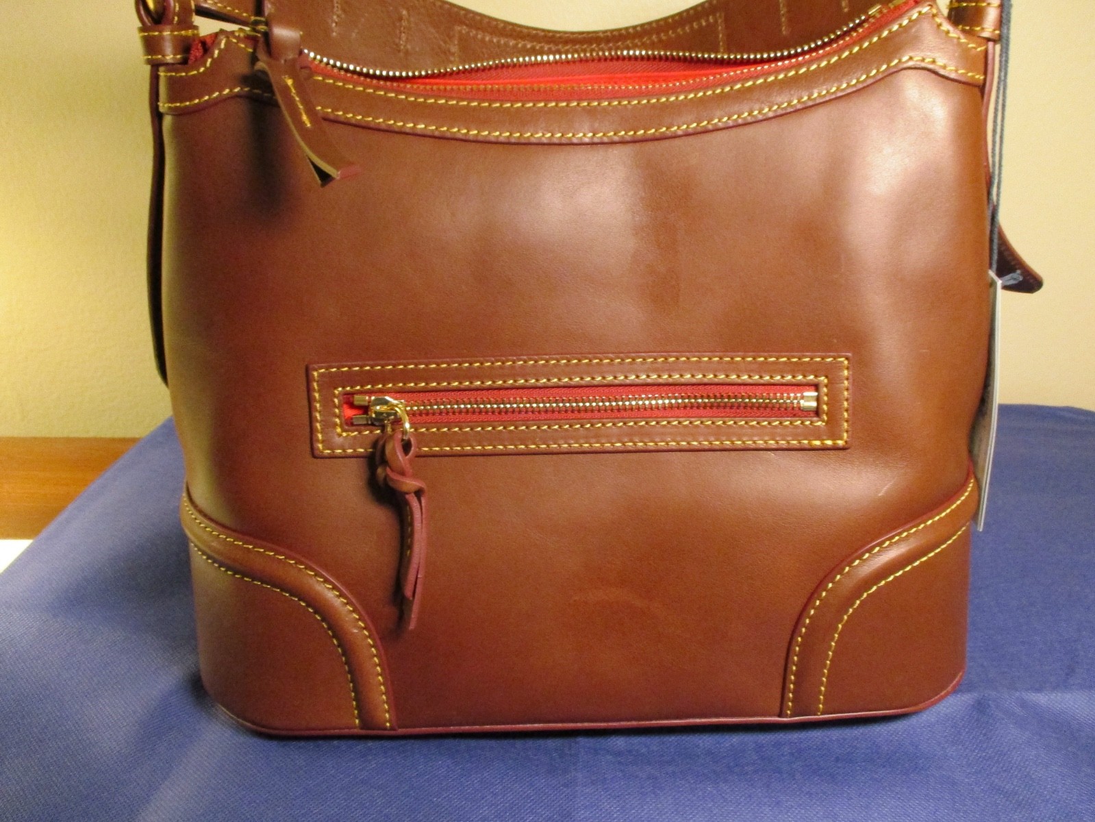 Dooney & Bourke QVC Florentine Chestnut Hobo Shoulder Bag NWT