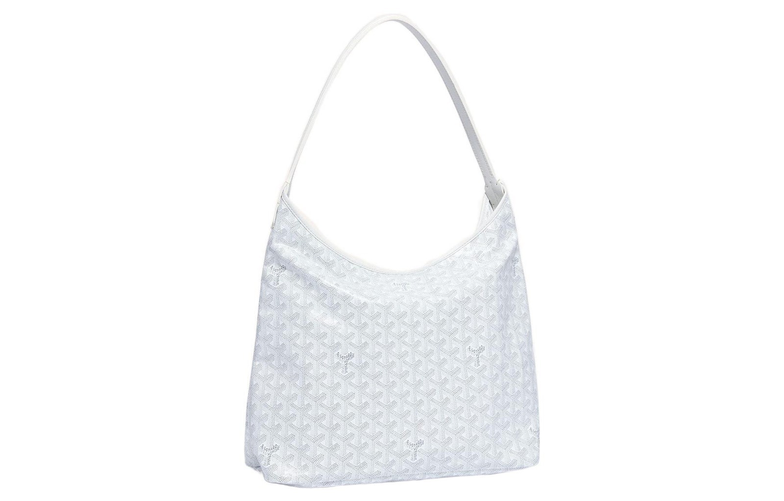 GOYARD Bohème Hobo Shoulder Bags Leather White Women 10.6 x 5.9 x 16.5 in