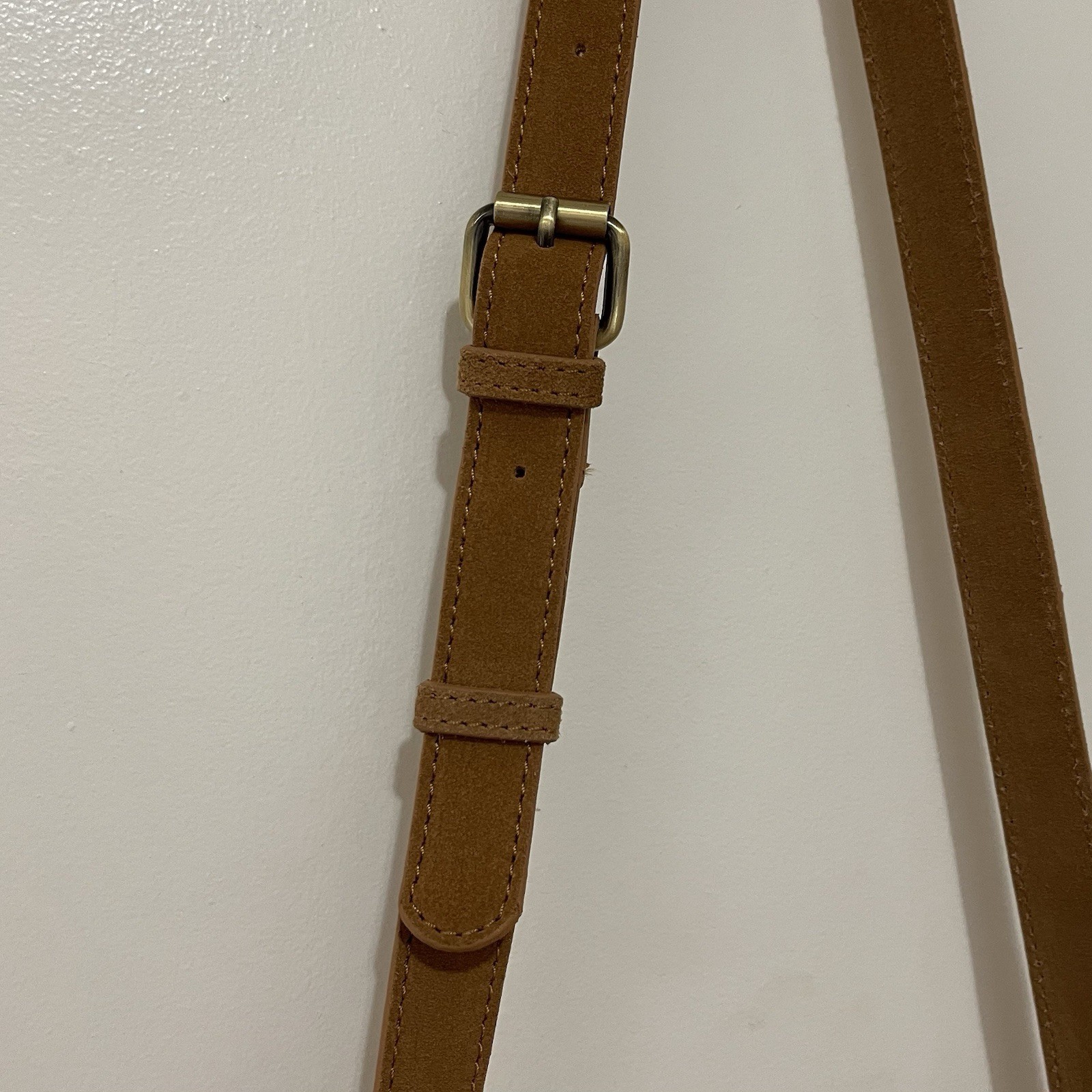 Brown Crossbody Saddle Bag
