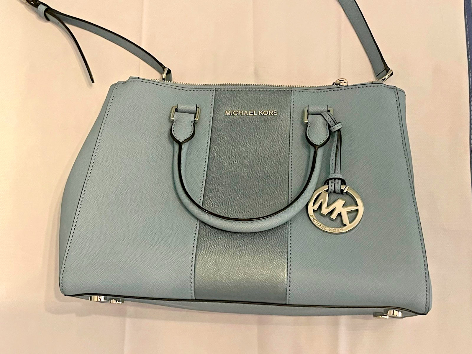 Michael Kors Medium Selma Saffiano bag Blue