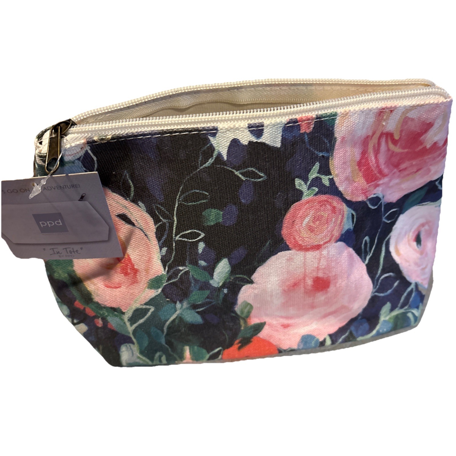 Ppd Rosetta ”In Tote”, Carrie Schmidt Design, 12“ X 6.75“ X 4.75“