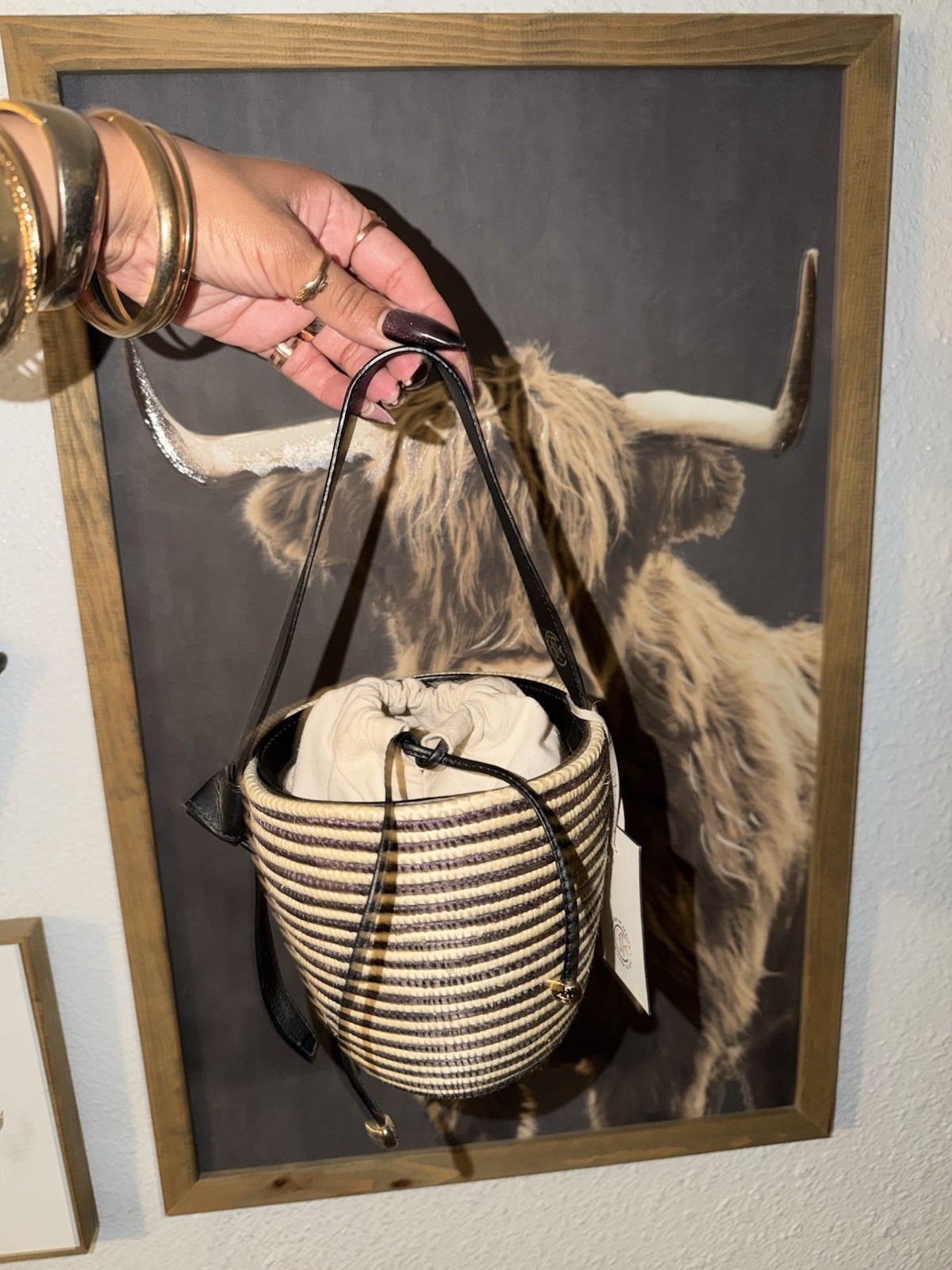 Authentic Cesta Collective Small Woven Sisal Bucket