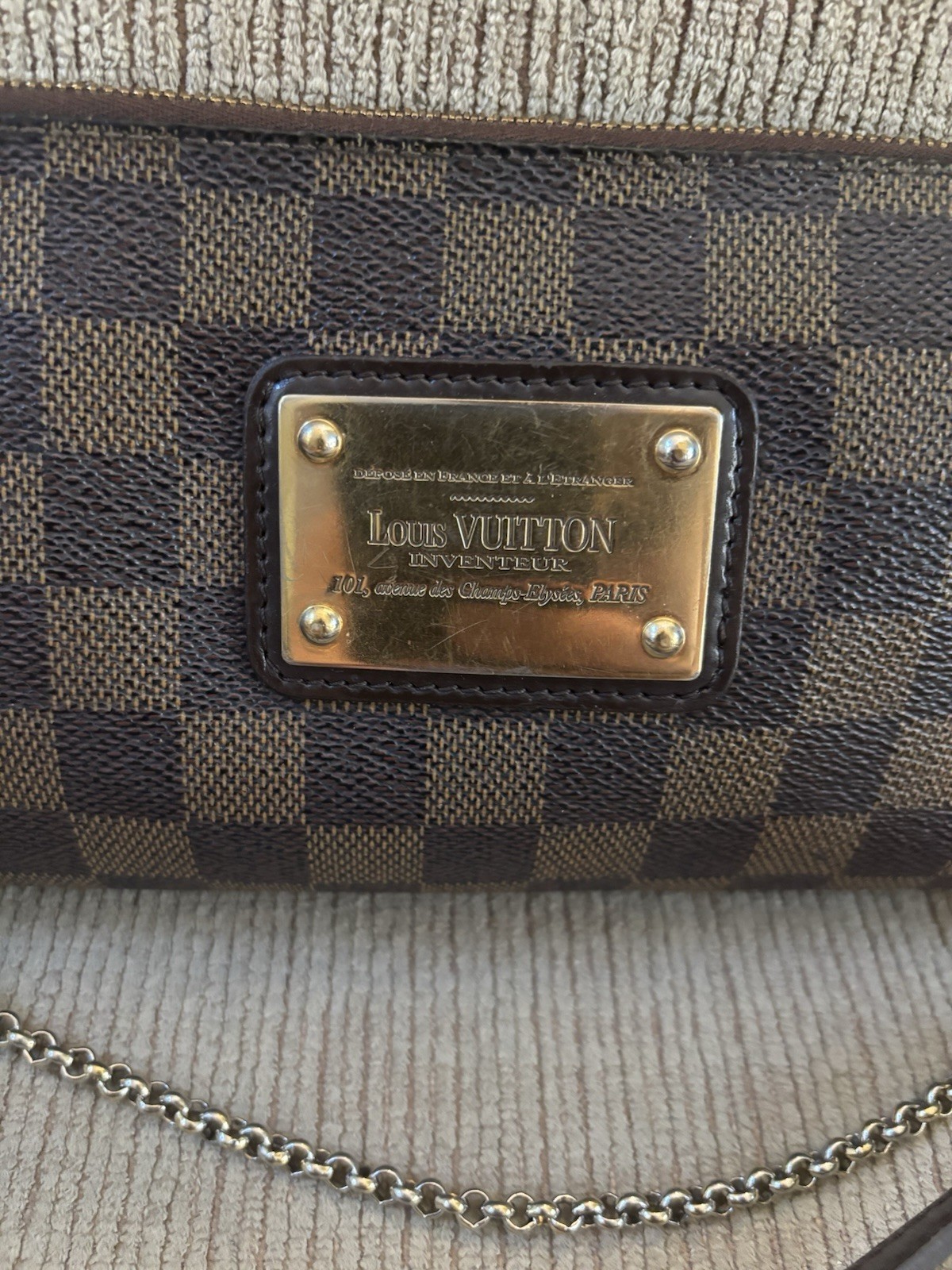 Authentic Louis Vuitton Eva Clutch Damier Ebene – Discontinued US SELLER !