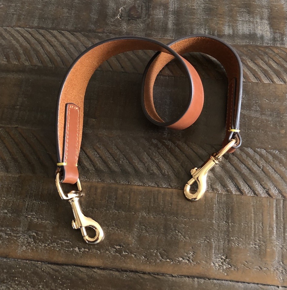 Dooney & Bourke brown leather shoulder bag strap replacement