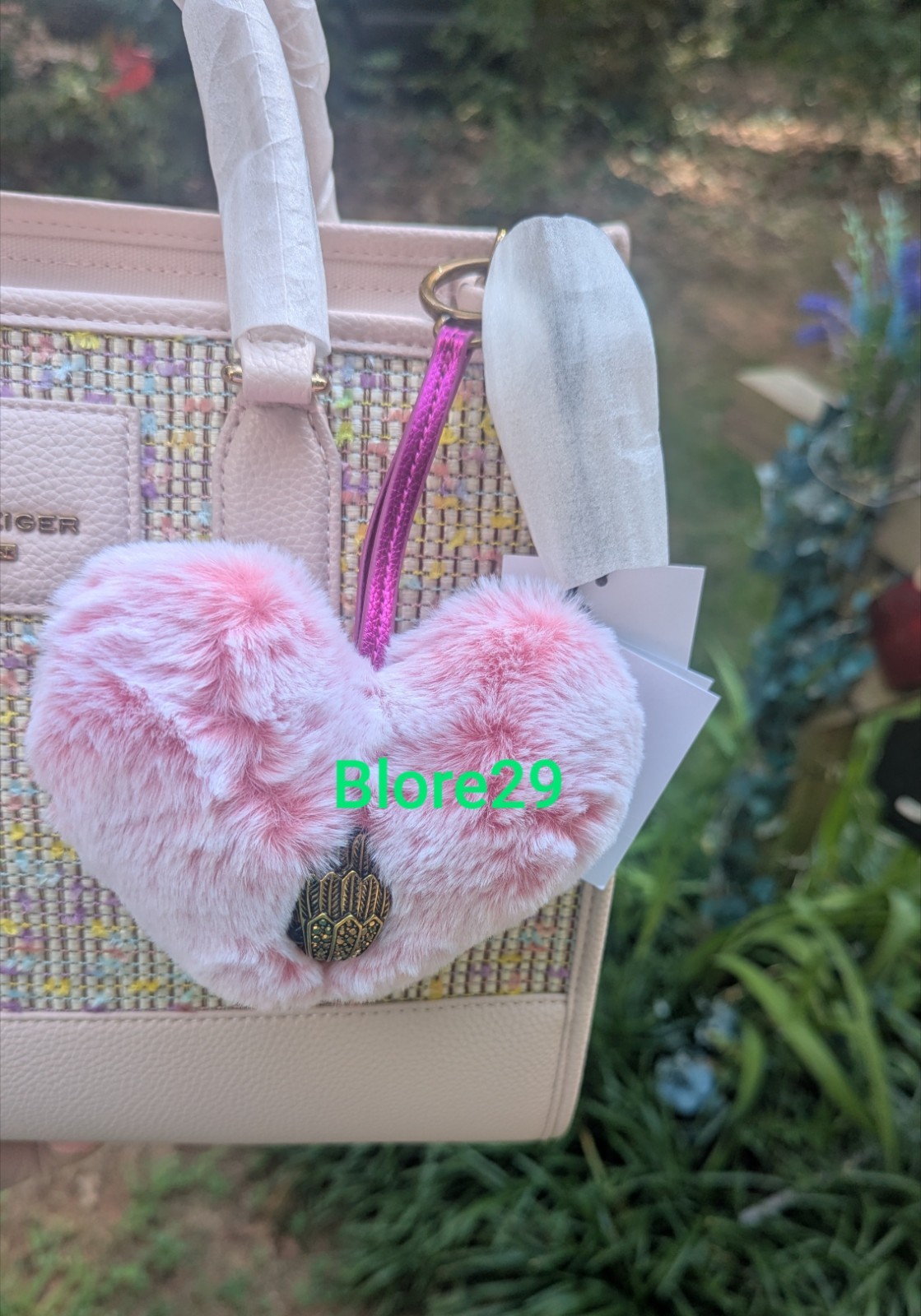 NWT Kurt Geiger Pastel Pink Tote with FREE ITEMS. ID card, charm, dust bag.