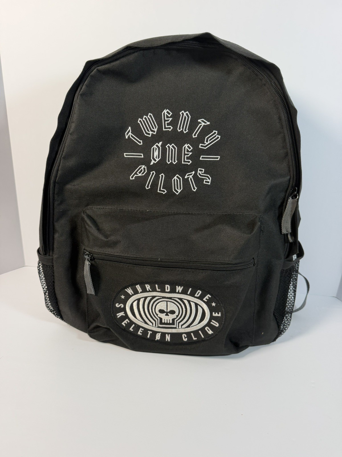 21 Twenty One Pilots Skeleton Clique Logo School Backpack Book Bag Day Pack NWT