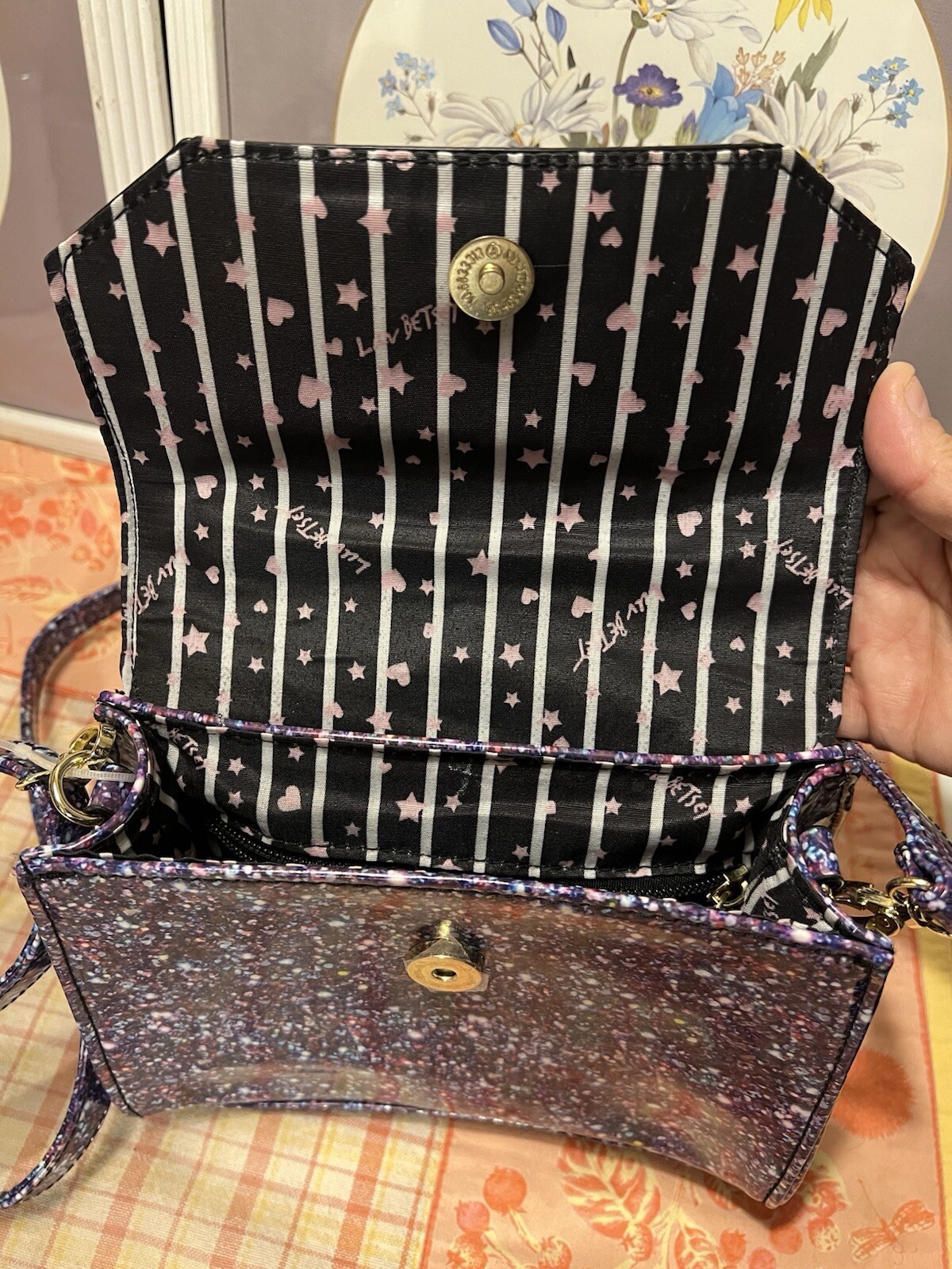 Luv Betsey Johnson Purple Jelly Urban Outfitters Exclusive Crossbody Shoulder