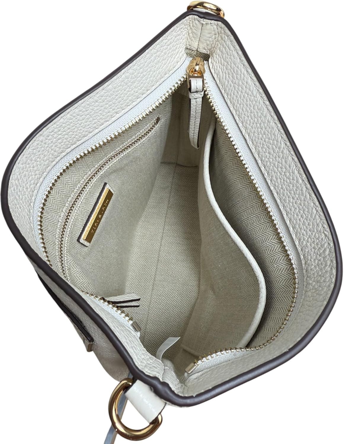 Tory Burch Womens Ivory White Thea Swingpack Leather Crossbody Bag , TB-128