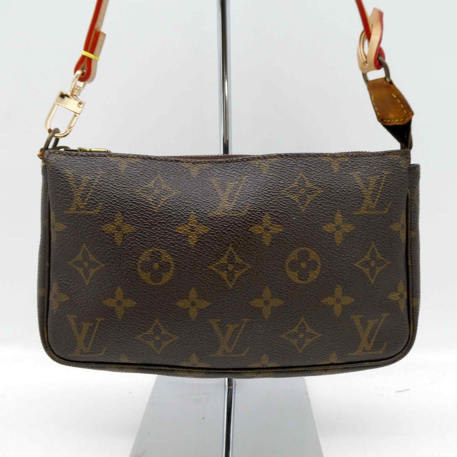 Louis Vuitton Pochette Accessoires Hand Bag PVC Leather M51980 Monogram 1047