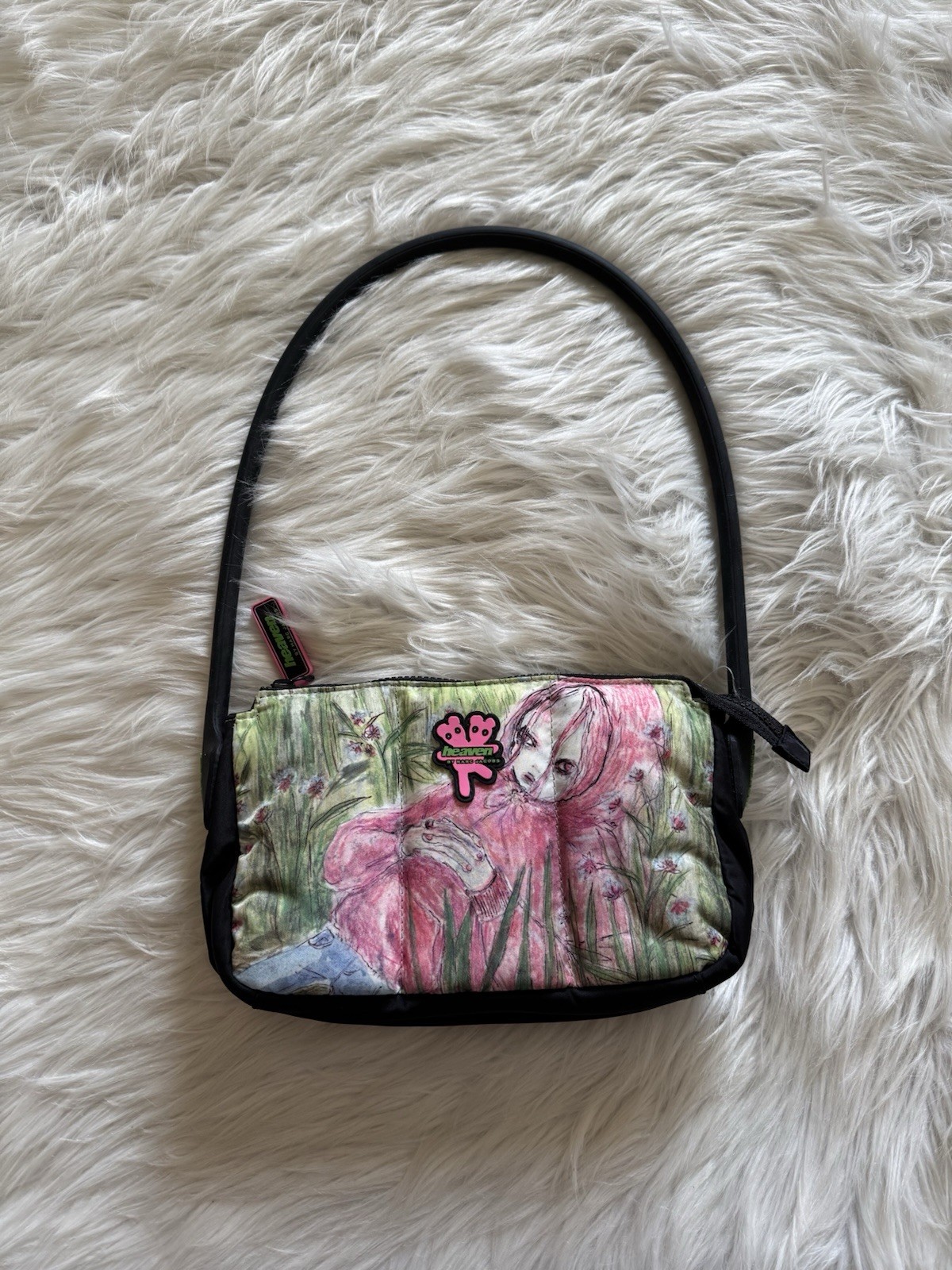 Heaven By Marc Jacobs Eri Wakiyama Shoulder Bag Purse Multicolor Printed