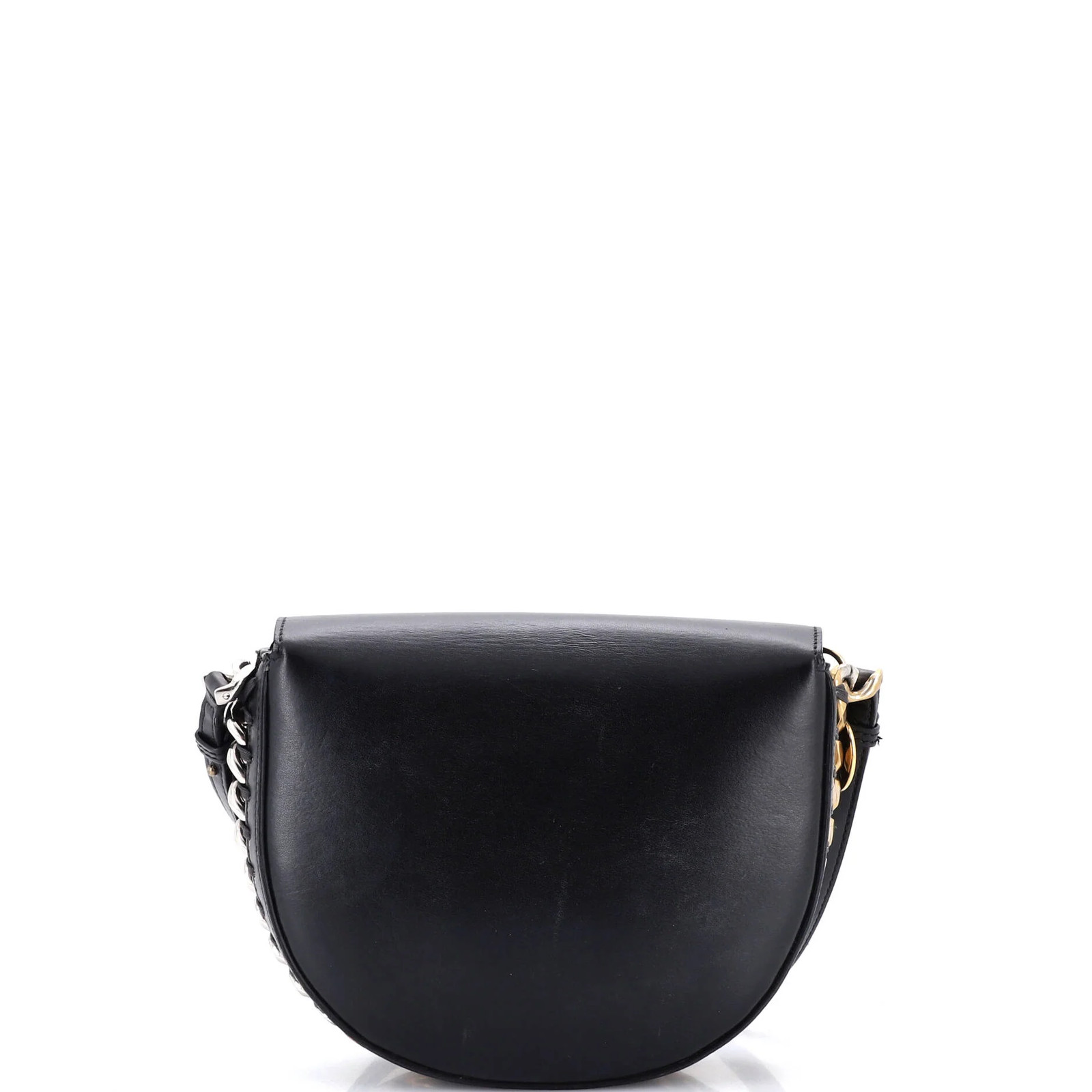 Stella McCartney Frayme Flap Shoulder Bag Faux Leather Medium