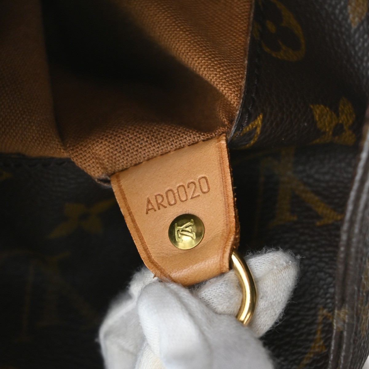 LOUIS VUITTON Cabas Alto Shoulder Bag Monogram Leather Brown M51152 70YJ153